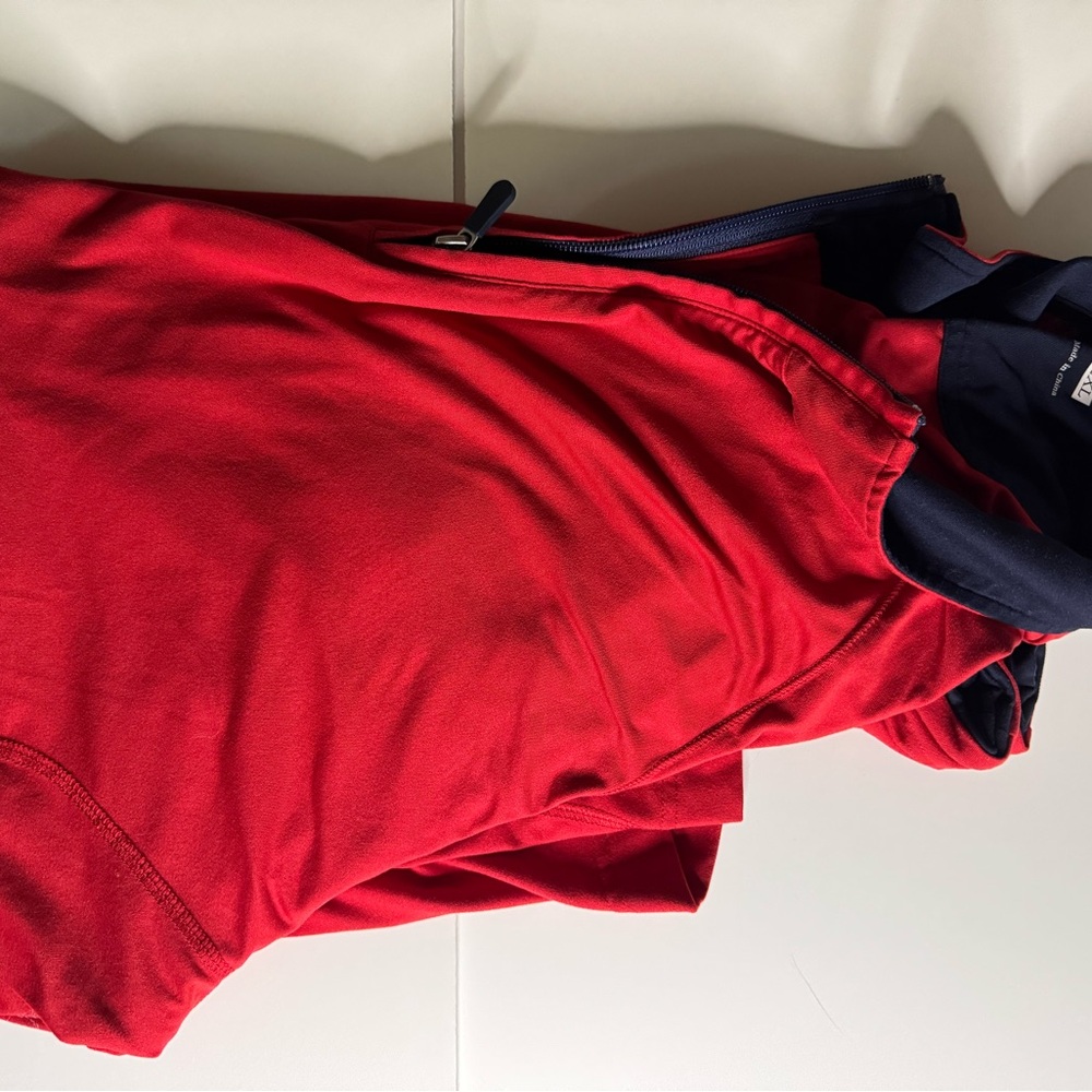 F&G Red and Navy Top 2XL